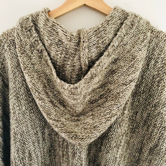 NWOT, Garage Hooded Knit Poncho Size S - Picture 15 of 17